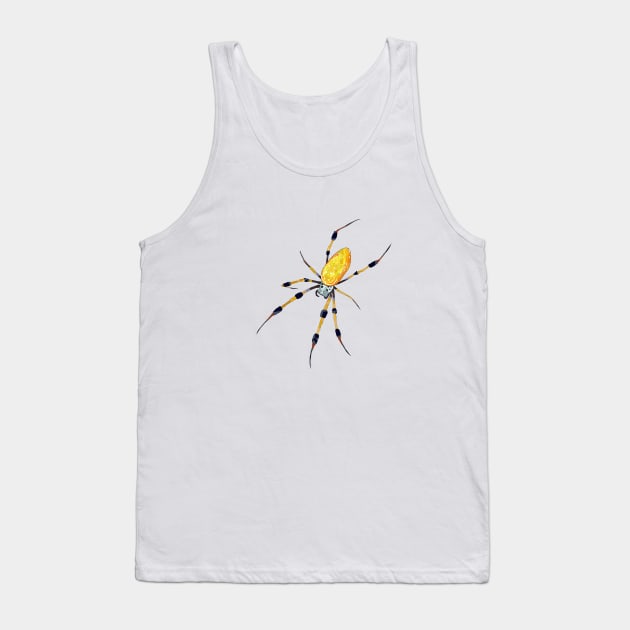 Lineless Golden Orb Weaver Tank Top by Blacklightco